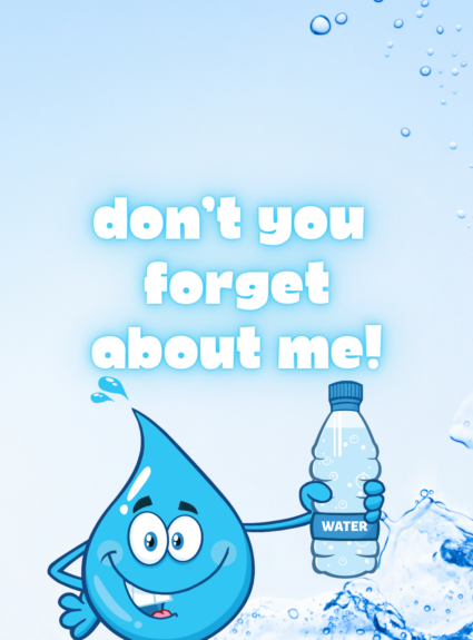 Don’t Forget to Drink Water Phone Wallpaper